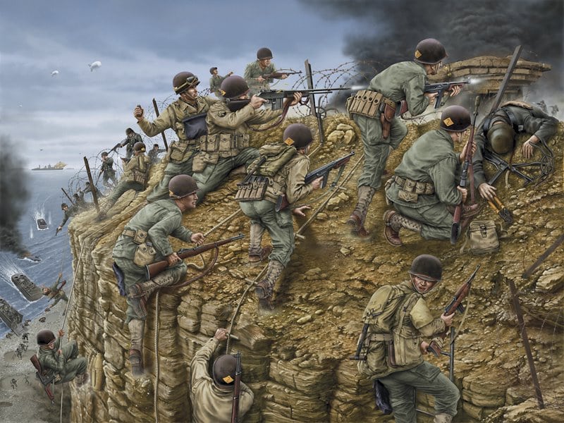 Image [Rangers at Pointe du Hoc, Normandy 1944 - Vincent Wai]