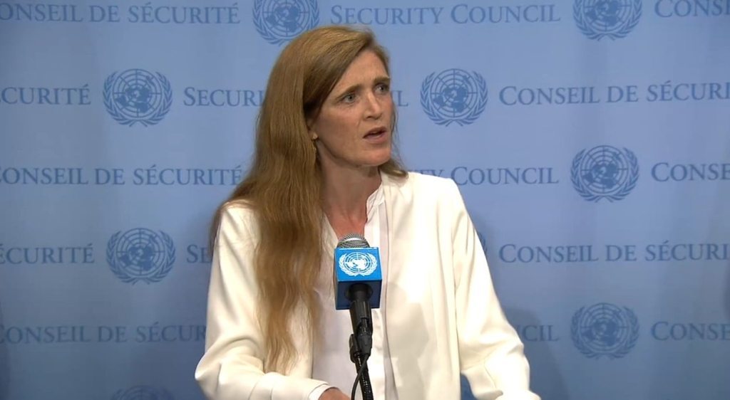 US Ambassador Samantha Power