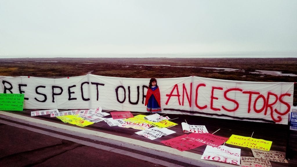 Kumeyaay Tribe protest, San Diego