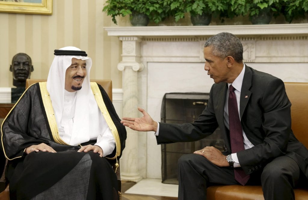 Image Saudi King Salman President Obama