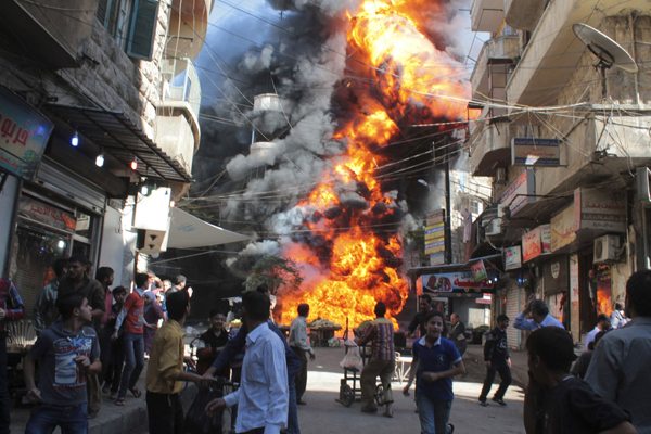 Image Syria Aleppo bombing