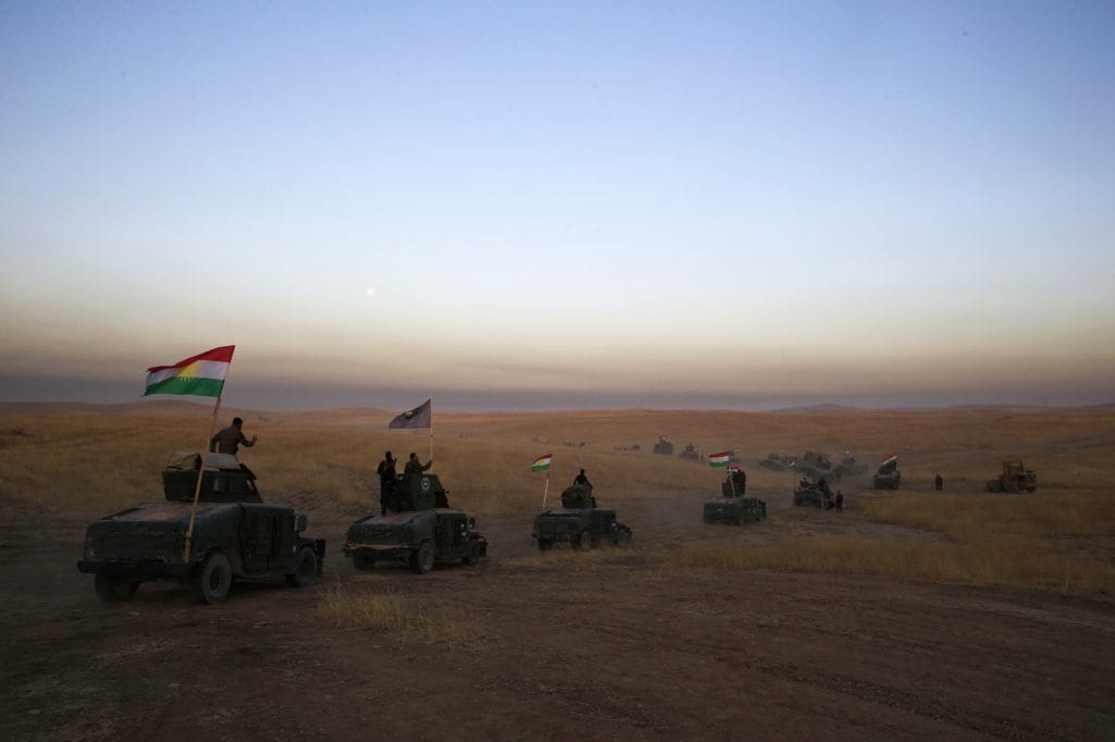 Image Peshmerga convoy