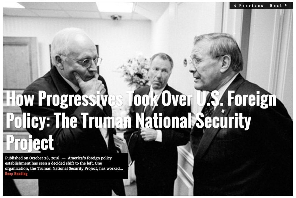 Image How Progressives Took Over US Foreign Policy: The Truman National Security Project