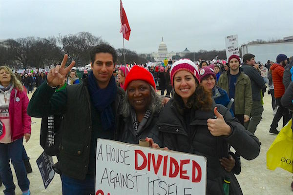 Image Gail Harris, DC Womens March