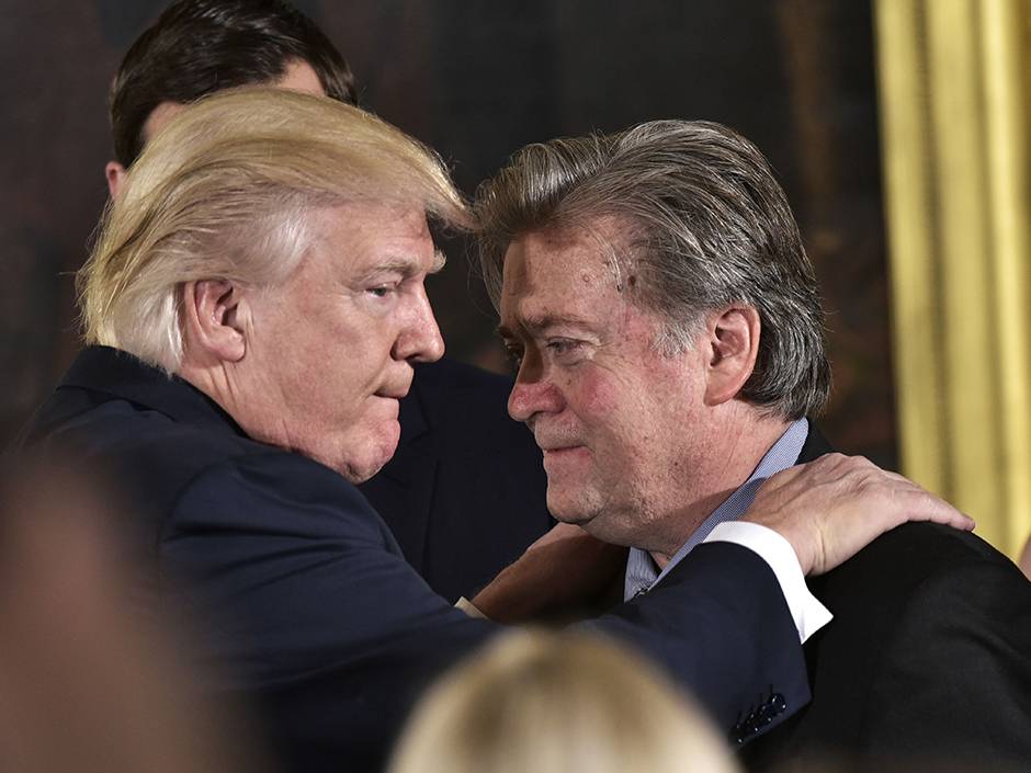 Image Trump Steve Bannon