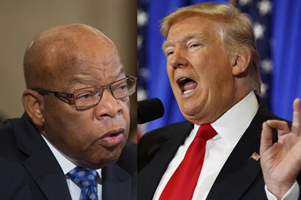 Image Trump attacks John Lewis