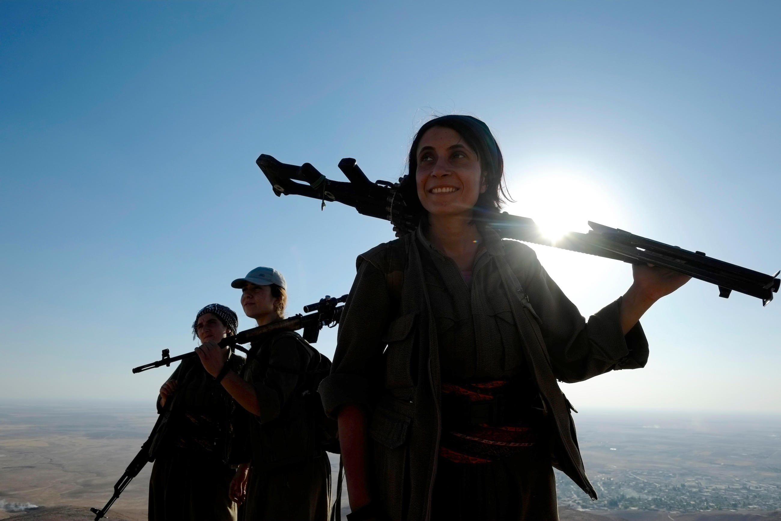 Image Women fighters of the Kurdistan Workers Party PKK in Makhmur area near Mosul Northern Iraq