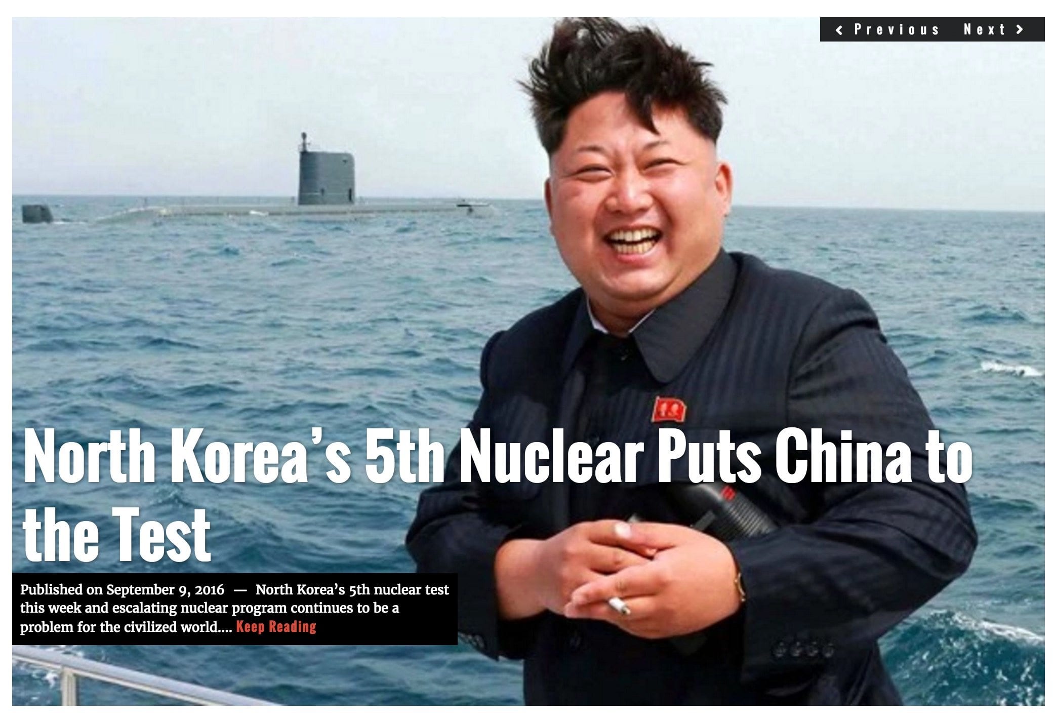 Image North Korean Lima Charlie headline