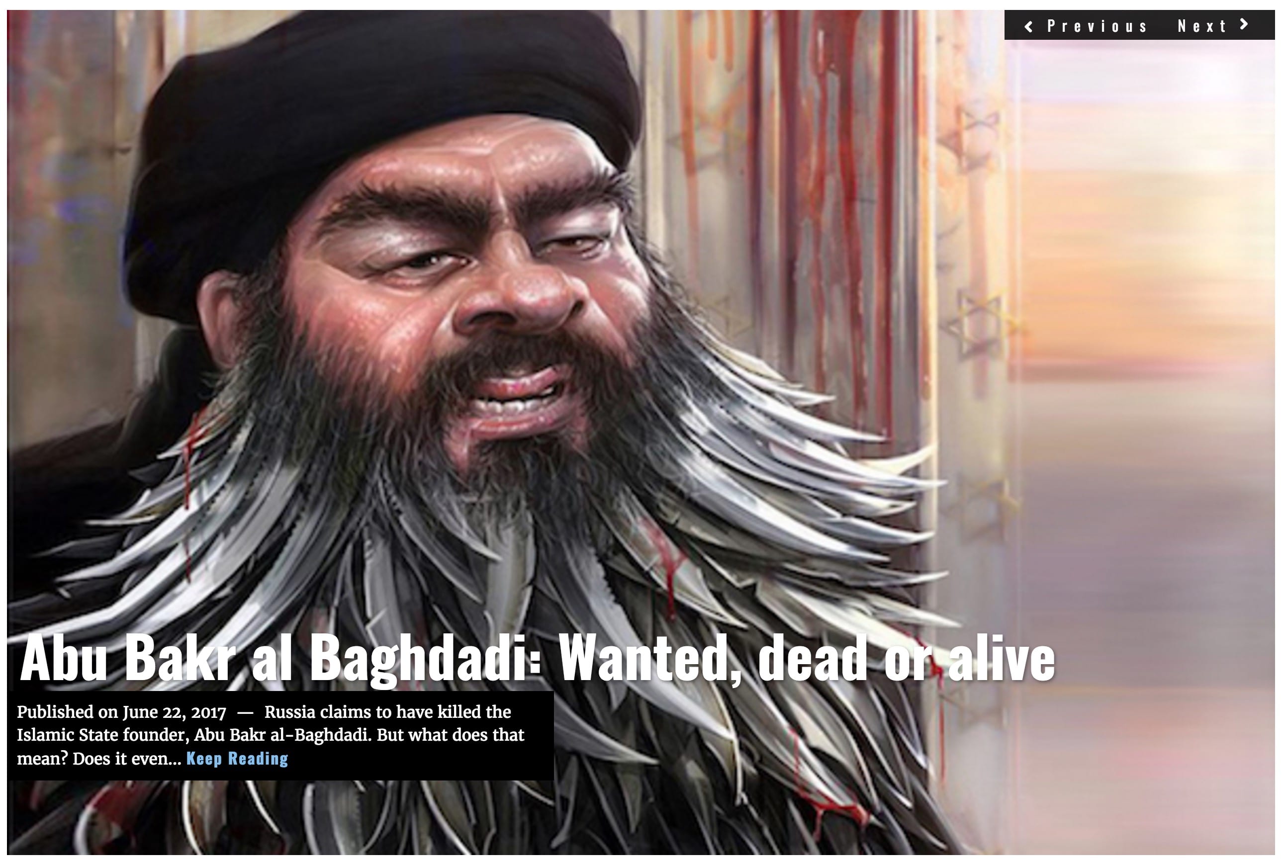 Image Lima Charlie News Headline al Baghdadi JUN22 J.Sjoholm