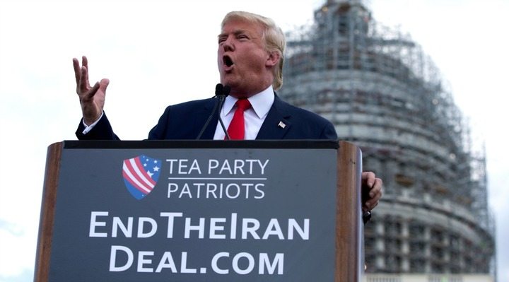 Image Trump Iran rally