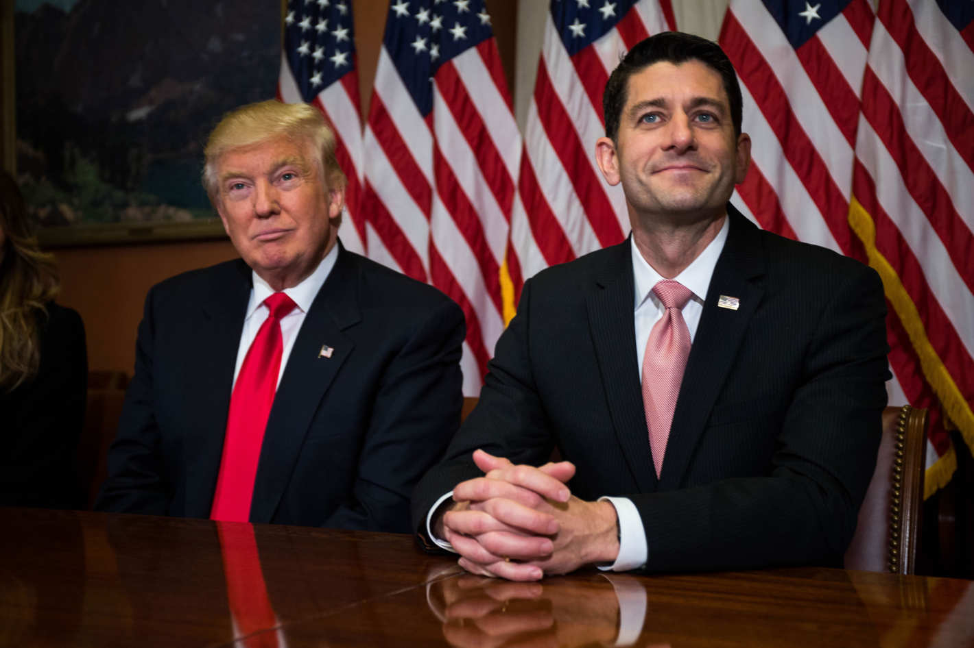 Image President Trump with Speaker of the House, Paul Ryan 