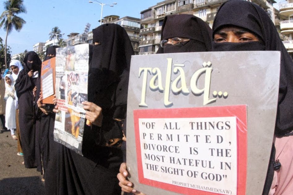 Image India triple talaq protest