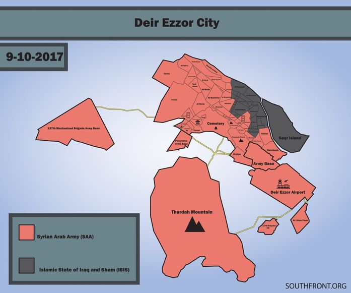 Image Deir Ezzor map South Front