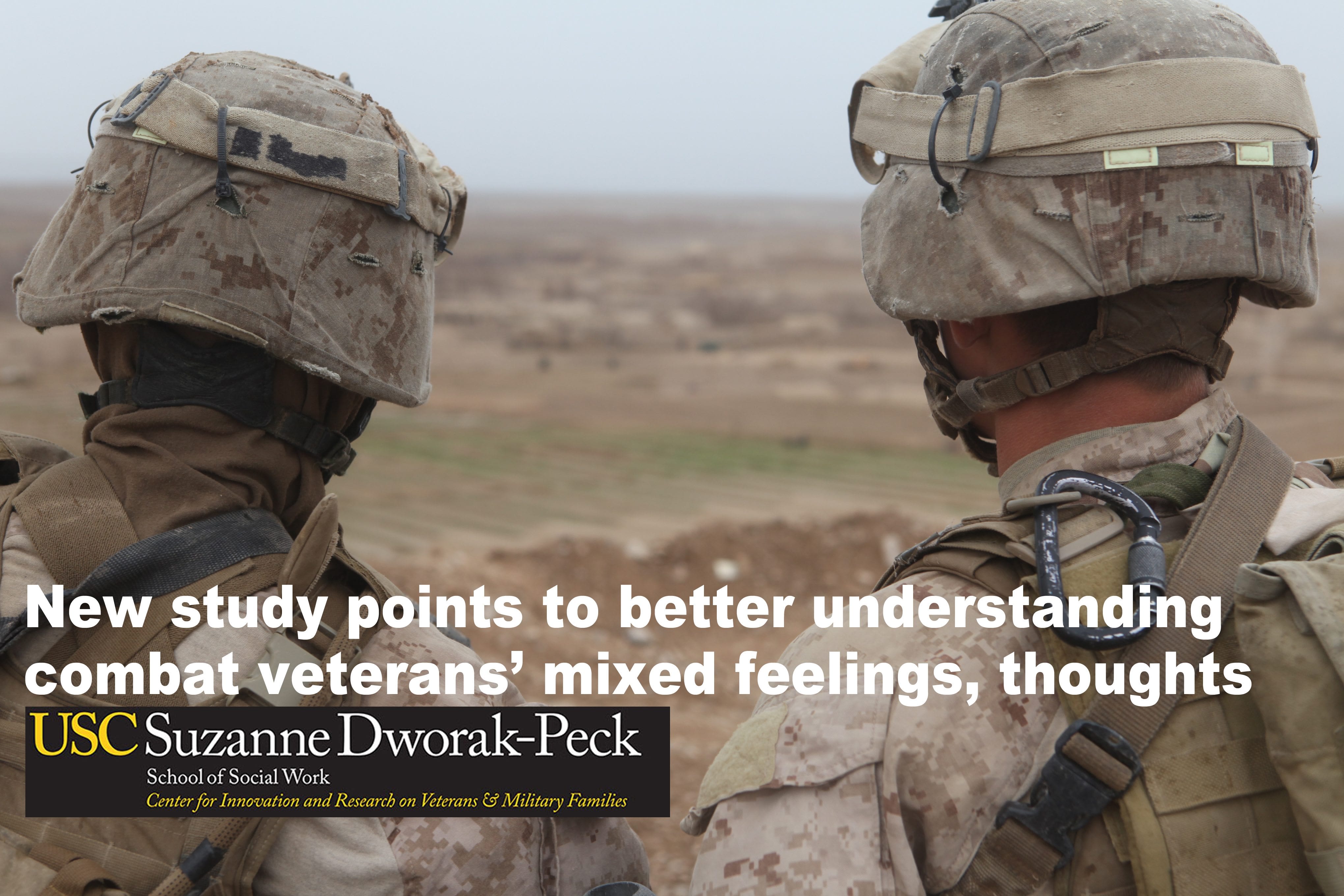 Image New study points to better understanding combat veterans’ mixed feelings, thoughts