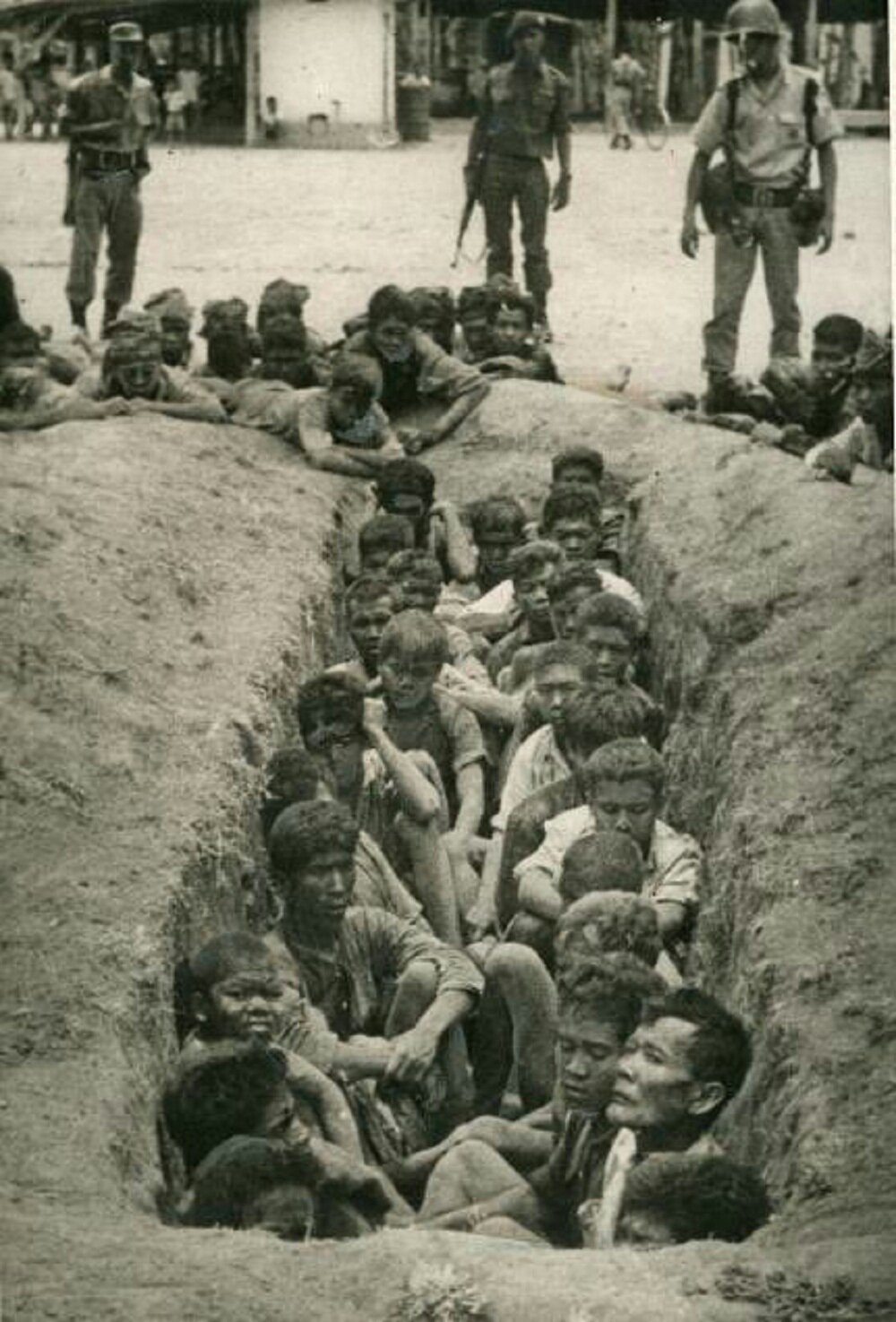 Image Victims of the Indonesian Genocide were thrown in mass graves or into rivers (1965).