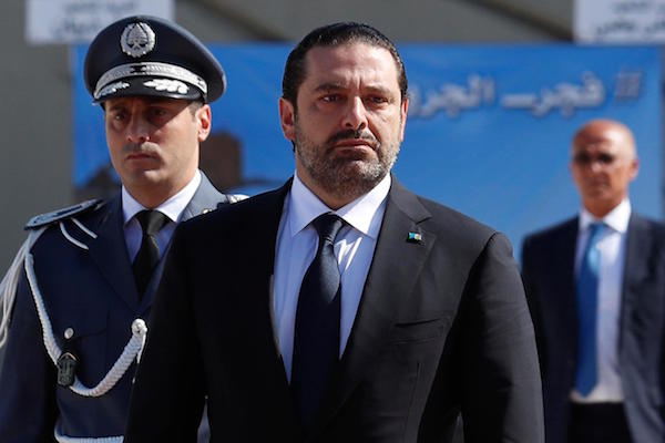 Image Lebanon crisis appears to end as PM Saad Hariri backtracks on resignation