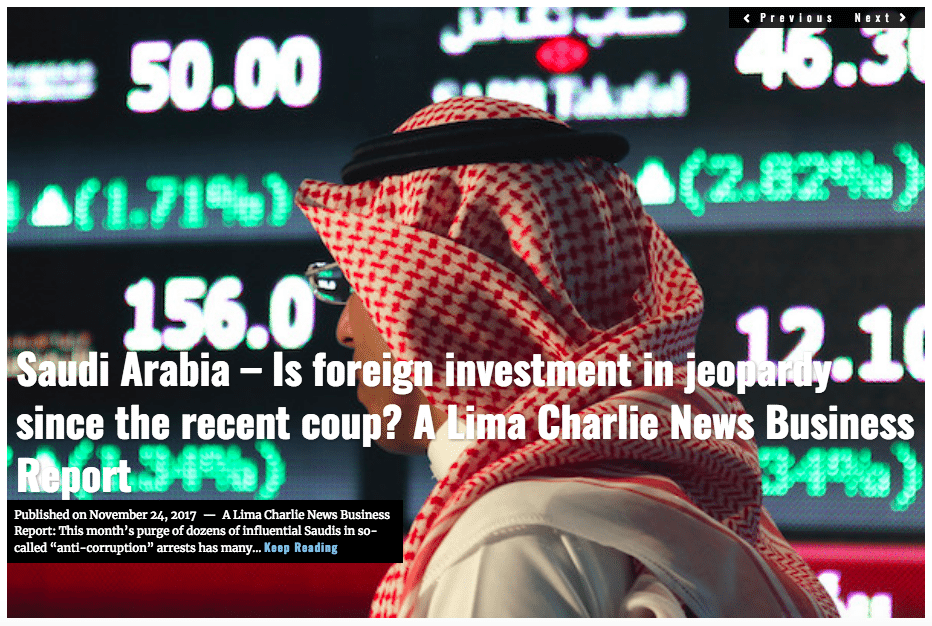 Image Lima Charlie News Headline Saudi Arabia Business B.Jones NOV24