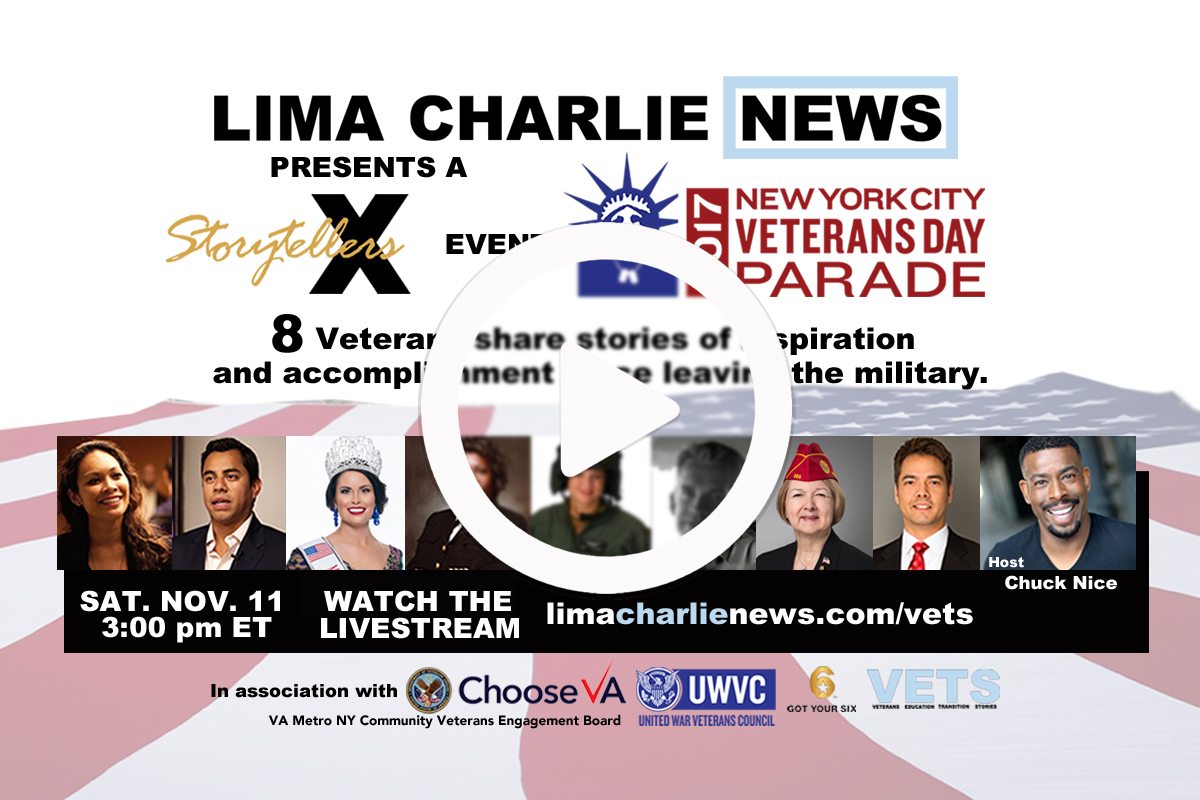 Image LIVESTREAM - NYC Veterans Day Parade - StorytellersX Show LIVE