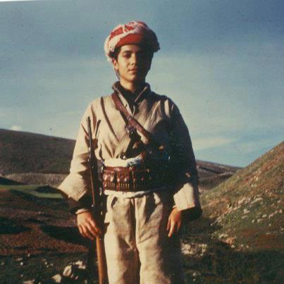 Image A young Mas’oud Barzani.