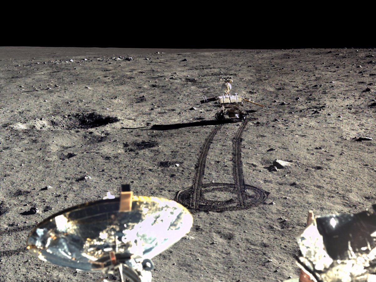 Image China's 2013 Yutu moon landing.