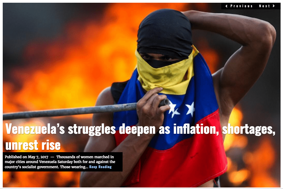 Image Lima Charlie News Headline Venezuela MAY7