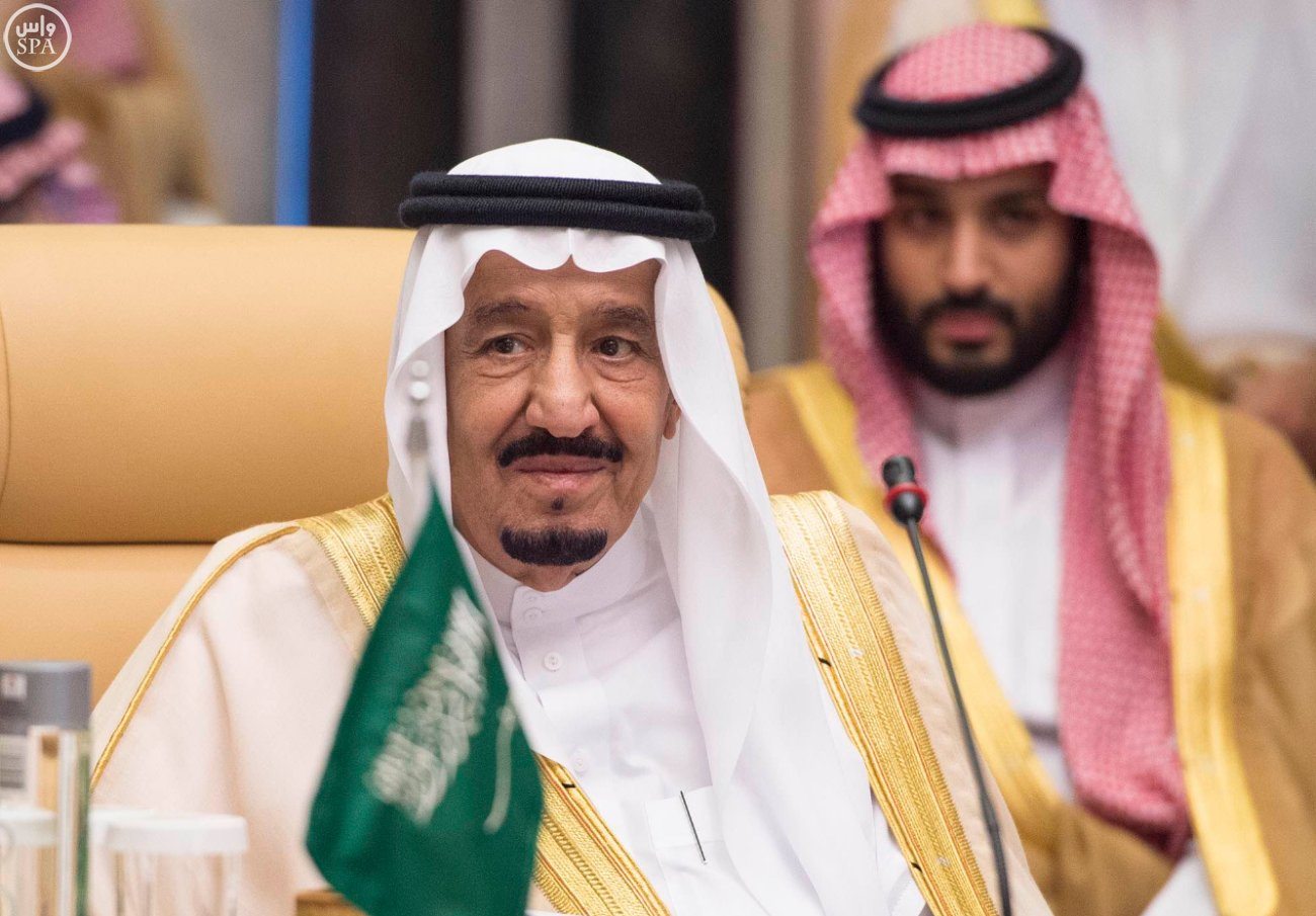 Image King Salman of Saudi Arabia (left), Crown Prince Mohammed bin Salman