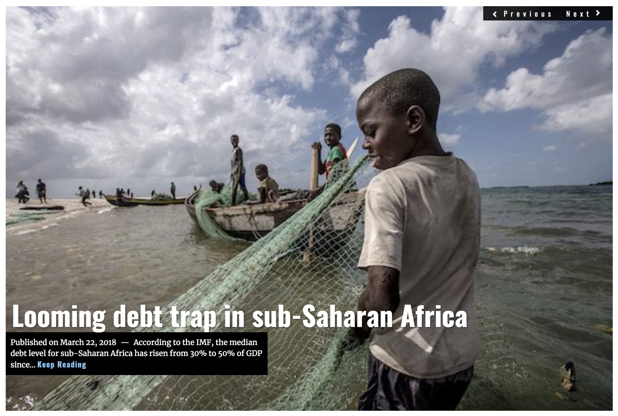 Image Lima Charlie News Headline Africa Debt MAR 22 2-10