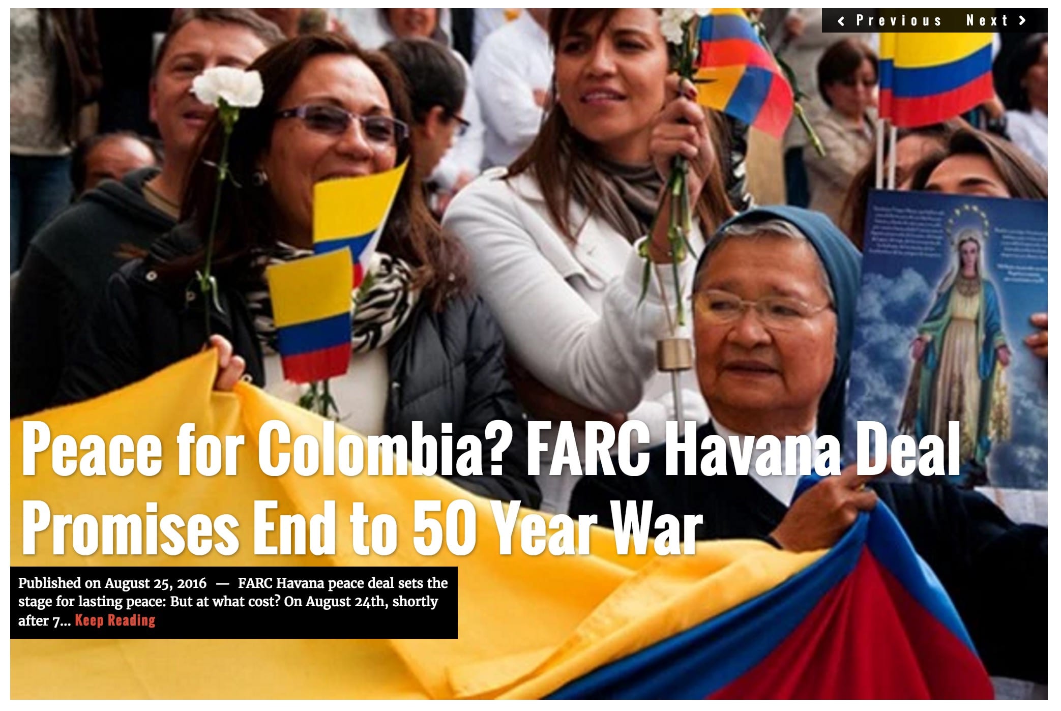 Image Lima Charlie News Headline Colombia FARC AUG25