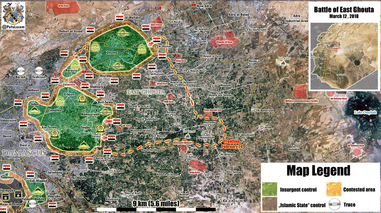 Image [East Ghouta Map courtesy of @PetoLucem, Mar. 12, 2018]