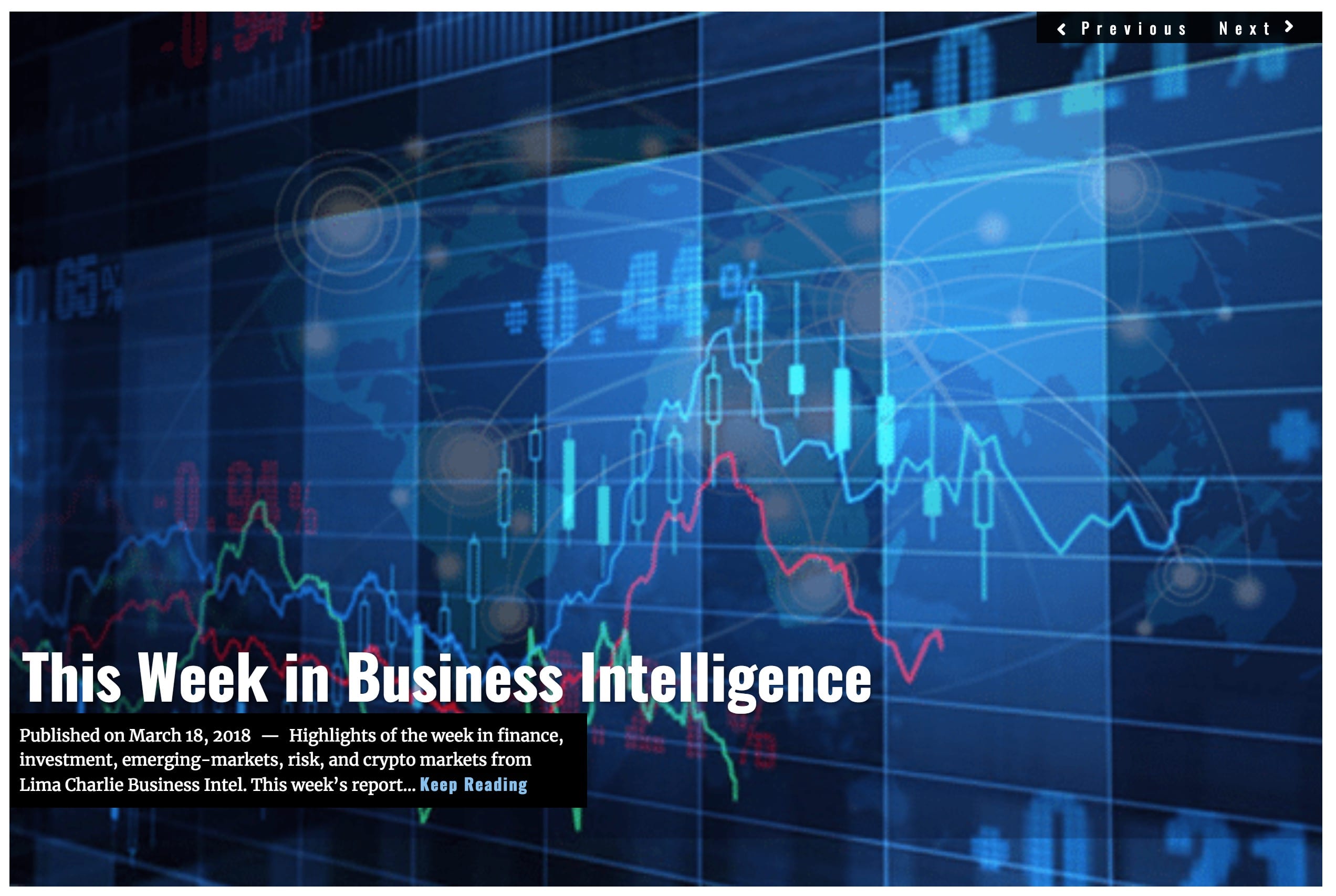 Image Lima Charlie News Headline This Week in Business Intelligence MAR 18 2018