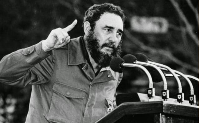 Image (Fidel Castro, seen above, converted Cuba into a one-party, socialist state under Communist power, the first of its kind in the Western Hemisphere. | Source: Acting Man)