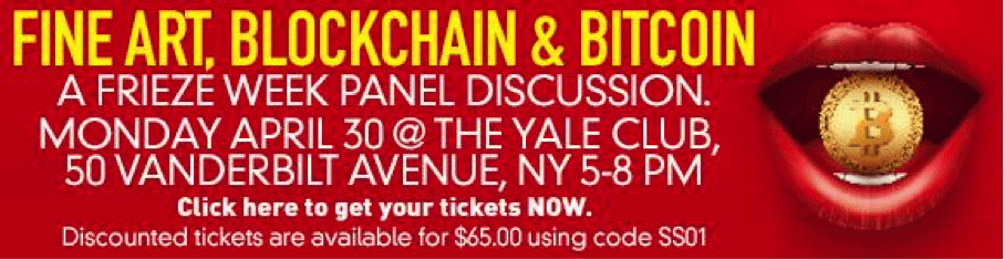 Image Fine art blockchain bitcoin event