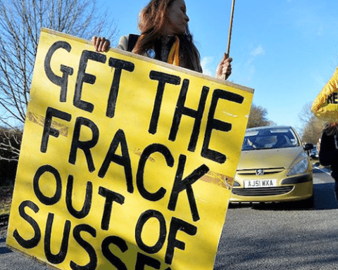 Image Fracking, BREXIT and an oil and gas shale bonanza [Lima Charlie News][Image: Ben Stansall/AFP]