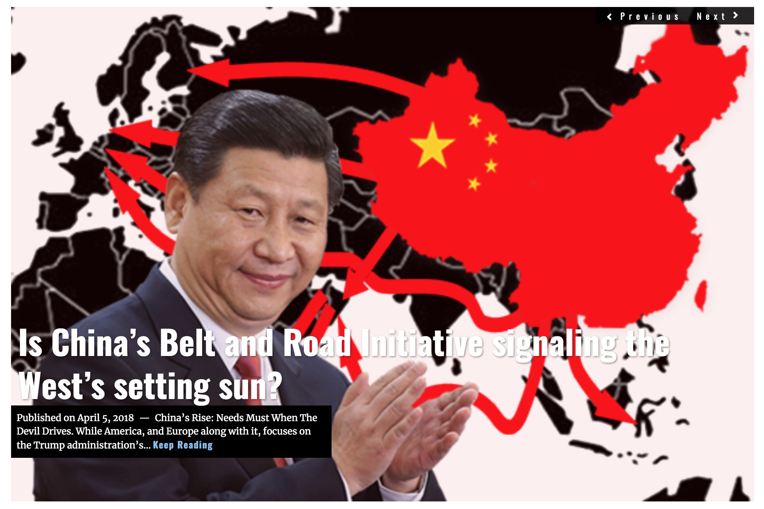 Image Lima Charlie News Headline China Belt and Road APRIL 2018