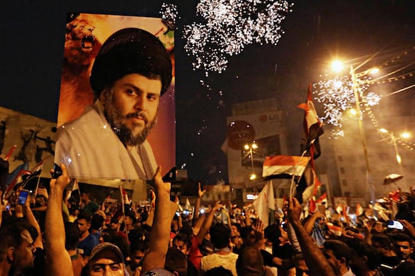 Image Iraq elections empower ex-militia leader Muqtada al-Sadr, once referred to as 'The Most Dangerous Man in Iraq' [Lima Charlie News] [Image: Reuters / Habi Mizban]