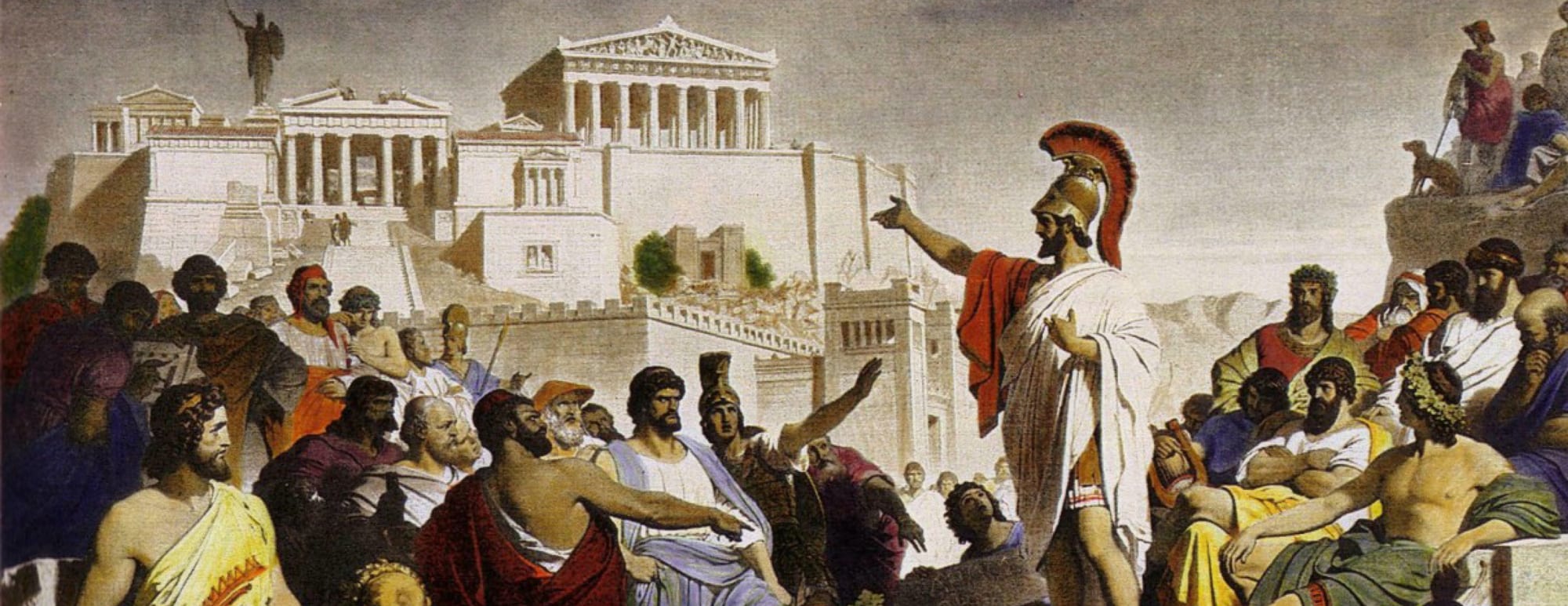 Image Pericles’ funeral oration [Wikimedia]