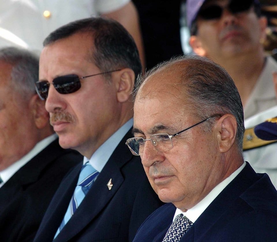 Image [President Ahmet Necdet Sezer (r) and Prime Minister Recep Tayyip Erdogan (l) at annual Deniz Kurdu naval exercise, March 24, 2007]