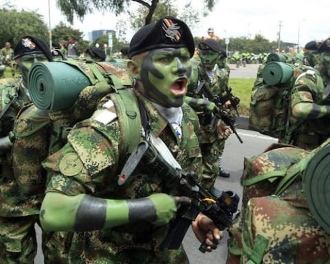 Image NATO's embrace of Colombia signals Western insecurities about China in Latin America [Lima Charlie News][Photo: Mauricio Duenas Castaneda / EPA]