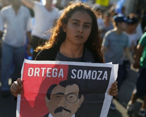 Image U.S. immigration crisis could worsen if Nicaragua fails to hold it together [Lima Charlie News][Photo: Jorge Cabrera/Reuters]