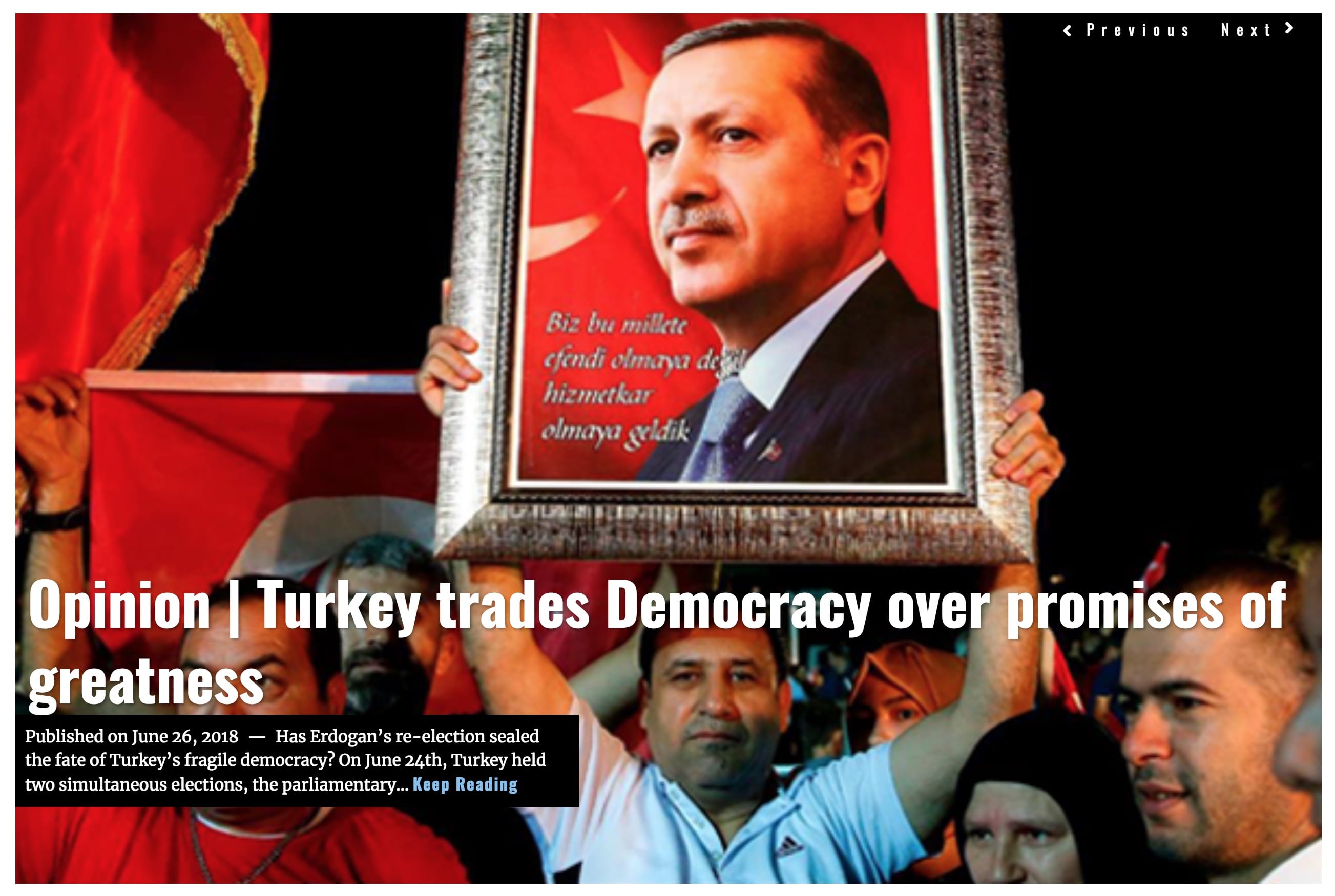 Image Lima Charlie News Headline Turkey Trades Democracy JUN 26 2018