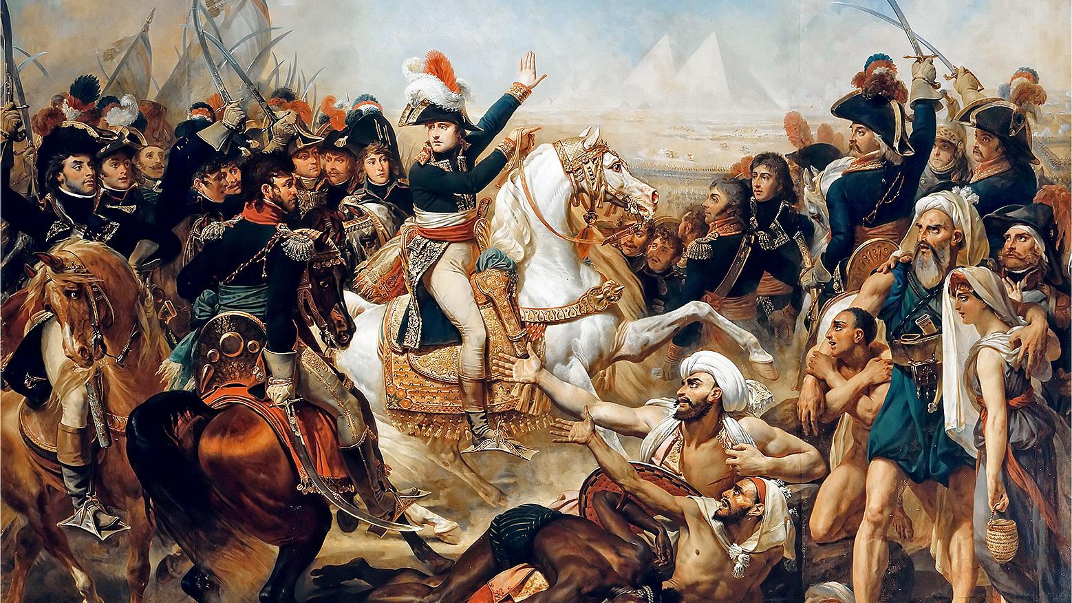 Image [Napoleon crushes the Mamluk army in 1798. The shock caused the Islamic world to start modernising. FINE ART IMAGES/HERITAGE IMAGES]