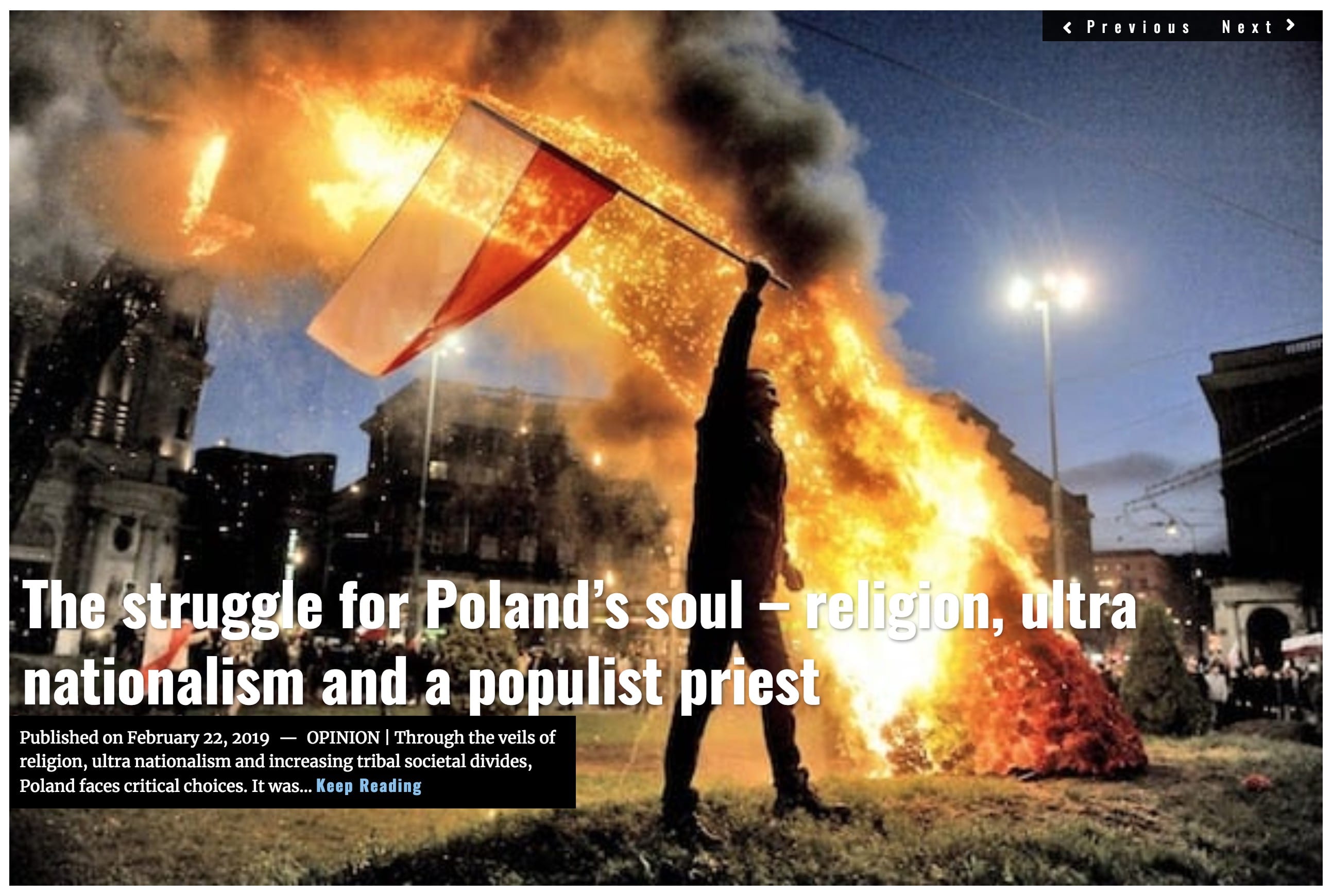 Image Lima Charlie News Headline Struggle for Poland's Soul Sjoholm FEB 22 2019