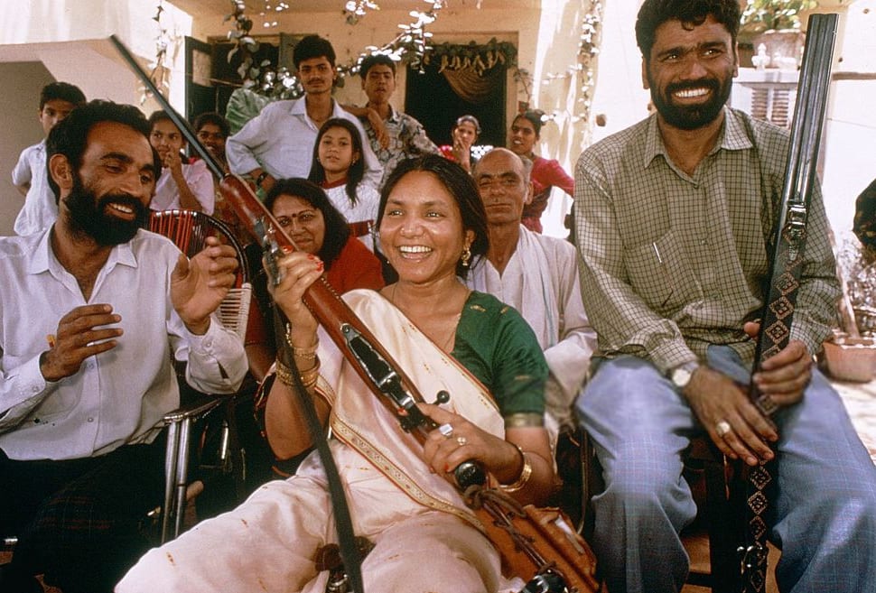 Image [Phoolan Devi - known as the Bandit Queen; she rose to fame after she allegedly massacred 22 Rajputs in Behmai village in February 1981, after the upper caste Rajputs of the village allegedly raped her for three weeks before she escaped. (Photo: Jean-Luc MANAUD / Gamma-Rapho)