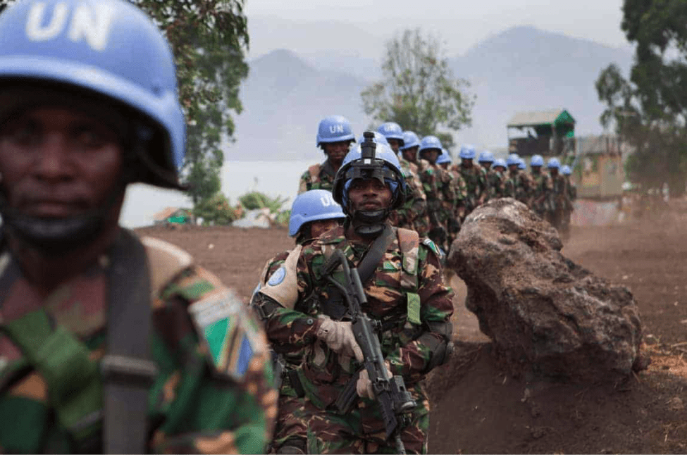 Image [Tanzanian special forces in Sake, DRC, training for combat against the M23 Rebels. (MONUSCO / Sylvain Liechti via Wikicommons)]