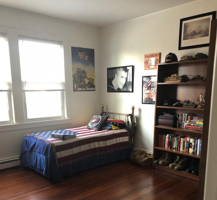 Image [The bedroom of Private First Class W. Becket Kiernan. COURTESY OF LYNDA KIERNAN.]