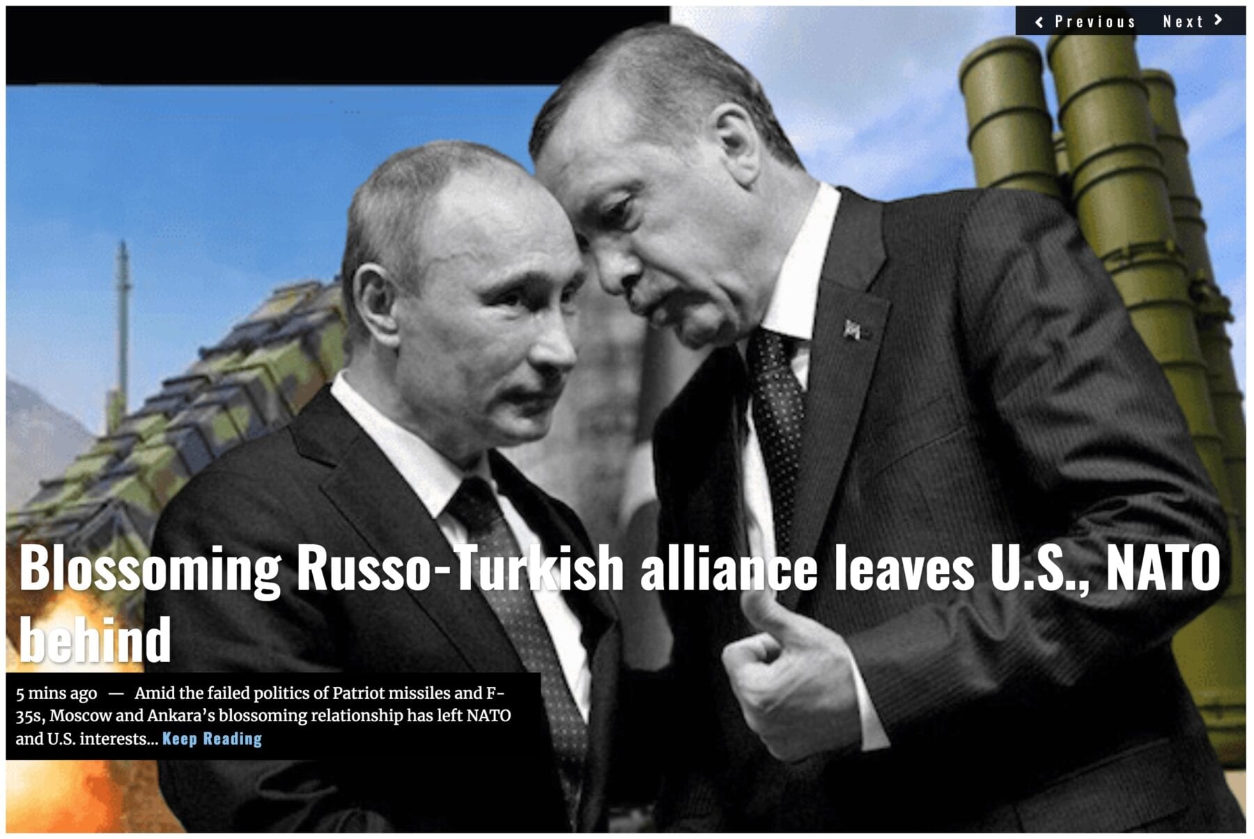 Lima Charlie News Headline Russo-Turkish Alliance AUG 1 2019