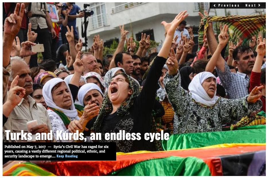 Lima Charlie News headline Turks and Kurds